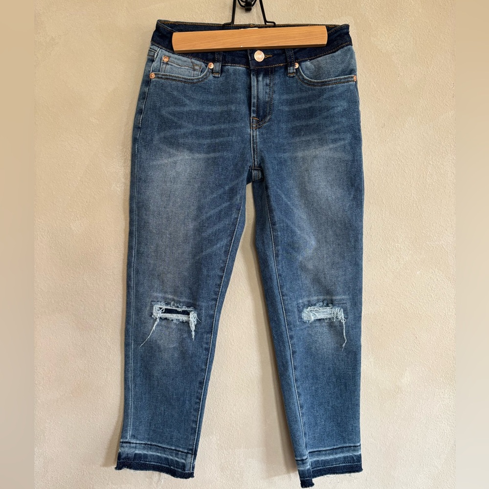 NWT 7 For All Mankind Edie Luxe Vintage distressed jeans